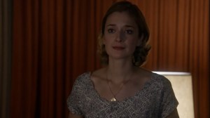 Involuntary- Libby tells Bill that she and the baby are his echo, also attacks Bill's study on the grounds that it's sex, not humanity