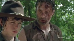 After- On the road with Rick and Carl