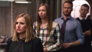 Boom- Jeannie, Benita, Clyde and JC spot a man at Jeannie's desk