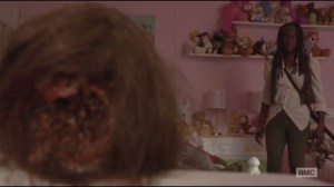 Claimed- Michonne finds room with bodies