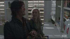 Alone- Beth and Daryl with stash