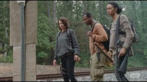Alone- Maggie, Bob and Sasha find Terminus sign