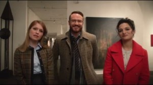 Brinkmanship- Caitlin, Doug and Sarah at art gallery