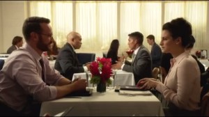 Brinkmanship- Sarah and Doug meet at restaurant