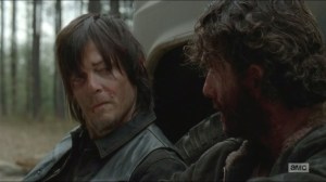 A- Aftermath, Rick calls Daryl his brother- AMC, The Walking Dead