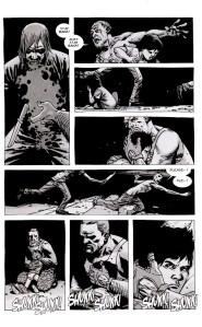 A- Comic book Rick kills Carl's rapist
