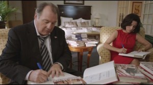 Some New Beginnings- Ben and Selina sign books