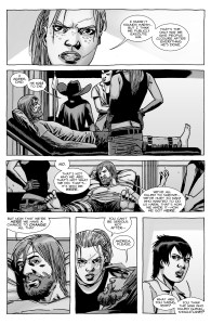The Walking Dead #126- Rick tells Carl, Andrea and Maggie that he wants Negan alive