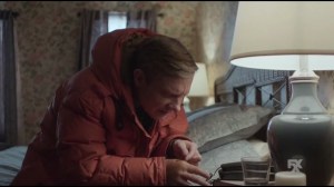 Eating the Blame- Lester picks at his injured hand