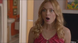Julia- Julia, played by Heather Graham, is surprised to see Hank