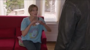 Smile- Karen rips Hank's paycheck