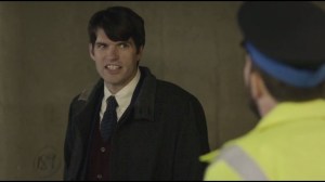 Special Relationship- Jonah tells security guard that he's there to meet a man