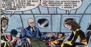 X-Men Days of Future Past- Comic Kitty Pryde talks with Storm and Professor Xavier