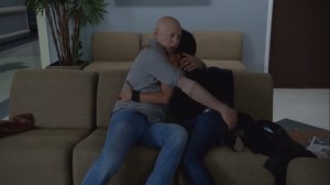 Faith, Hope, Love- Charlie cops a feel