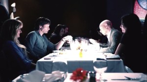 Faith, Hope, Love- Flashback, Hank, Karen, Marcy and Charlie at dinner