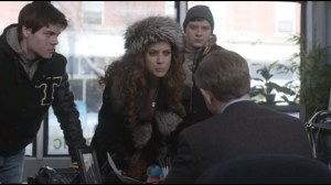 The Heap- Gina, Moe and Mickey Hess confront Lester about her denied claim