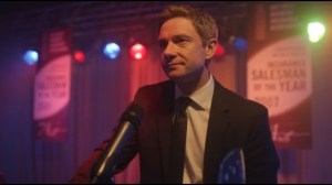 The Heap- Lester accepts Insurance Salesman of the Year award