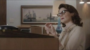 Kyrie Eleison- Bill's new secretary, Barbara Sanderson, played by Betty Brandt