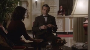 Kyrie Eleison- Virginia and Bill discuss Barton Scully's leave of absence