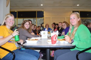 Brothers during lunch