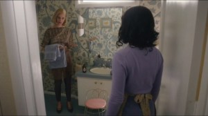 Dirty Jobs- Libby tells Coral to sit so she can wash her hair