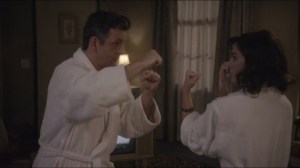 Fight- Bill teaches Virginia about boxing