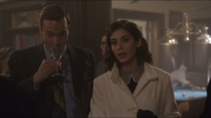 Fight- Virginia and Barry Watson watch fight