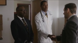 Giants- Bill shown around Buell Green by Dr. Charles Hendricks, played by Courtney B. Vance, and meets Dr. Cyril Franklin, played by Jay Ellis