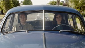 Giants- Lillian and Virginia in car outside Lillian's house