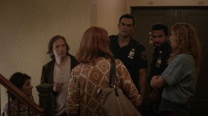 Love Is Strange- Family scene in hallway