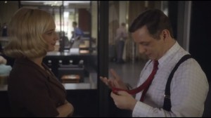 One for the Money, Two for the Show- Libby delivers a red tie to Bill