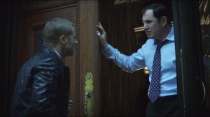 Arkham- Gordon shows up at the mayor's house to let him know about the hitman