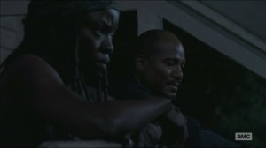 Four Walls and a Roof- Michonne and Gabriel talk about hearing voices