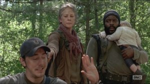 No Sanctuary- Tyreese and Judith find Alex, played by Chris Coy