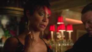 Selina Kyle- Jada Pinkett Smith chews scenery