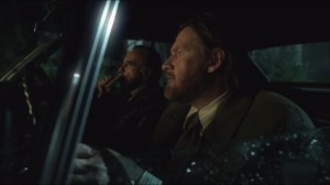 Spirit of the Goat- Flashback, Bullock and Detective Dix, played by Dan Hedaya, prepare to confront The Goat