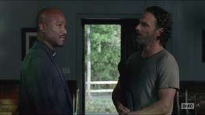 Strangers- Gabriel tells Rick how he survived for so long