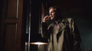 The Balloonman- Arnold Danzer, played by Clark Middleton, talks with his lawyer