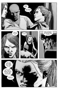 The Walking Dead #132- Andrea promises retaliation if harmed by Magna's group