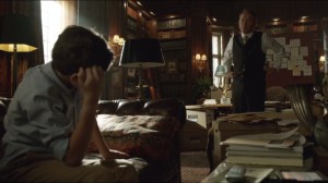 Viper- Alfred wakes up Bruce and informs him about the Wayne Enterprises luncheon