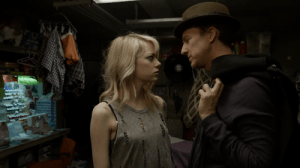 Birdman- Mike hits on Sam, played by Emma Stone