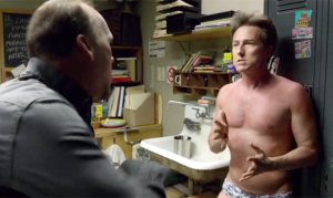 Birdman- Riggan and Mike face off