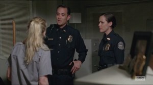 Crossed- Beth argues with the officers on what to do about Carol