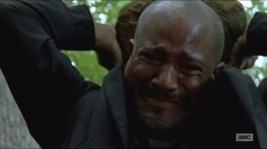 Crossed- Gabriel can't bring himself to kill a walker