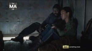 Crossed- Tyreese tries to get Sasha to open up about Bob