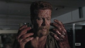 Self-Help- Flashback, Abraham covered in blood