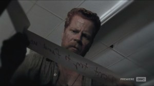 Self-Help- Flashback, Abraham finds note from wife and kids