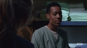 Slabtown- Beth meets Noah, played by Tyler James Williams