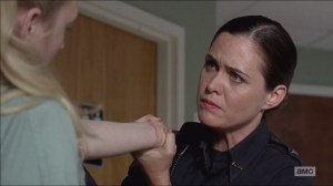 Slabtown- Dawn holds up Beth's wound