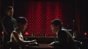 The Mask- Oswald presents broach to Fish as a peace offering